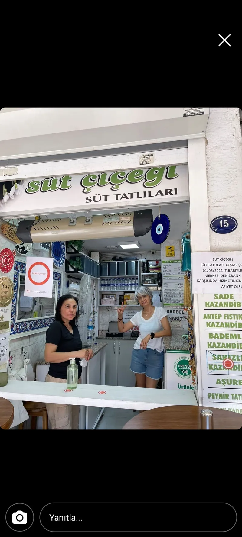 Süt Çiçeği Kazandibi ve süt tatlıları 1. Şube