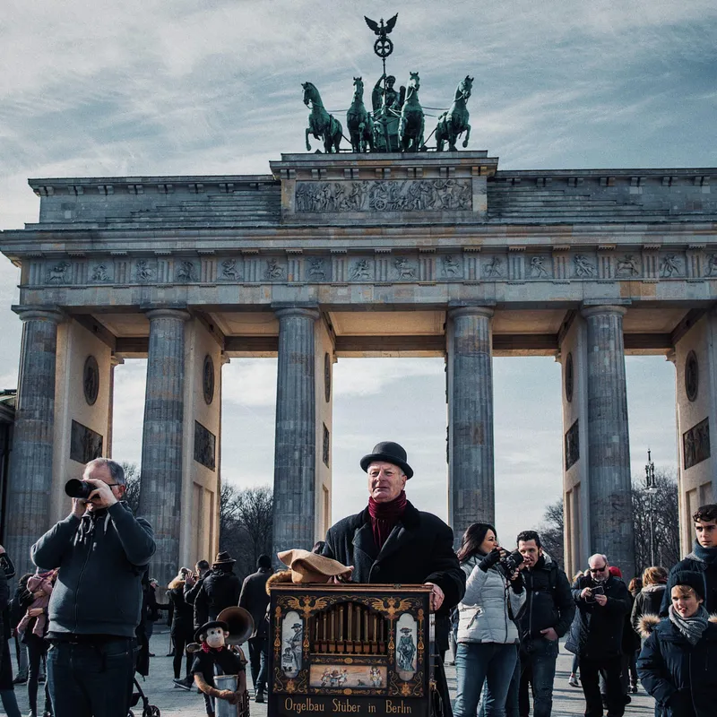Goddess in Copper Jacket: Brandenburg Gate