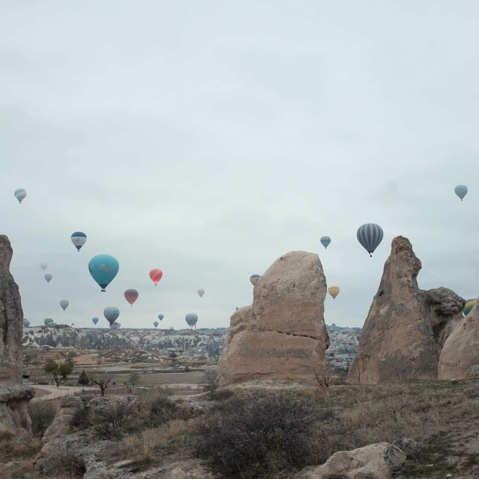 Hot air balloon in Cappadocia